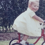 And on my trike! My first love was a kiddie version of a cargo bike